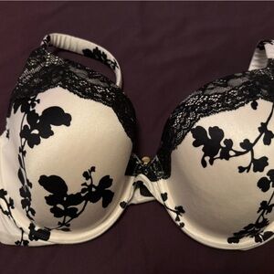 Victoria's Secret Dream Angel Perfect Coverage Floral Lace-Trim Bra 36C